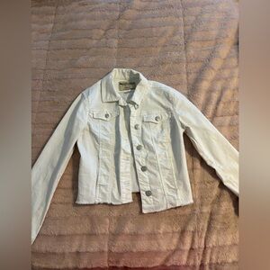 Wallflower white denim jacket